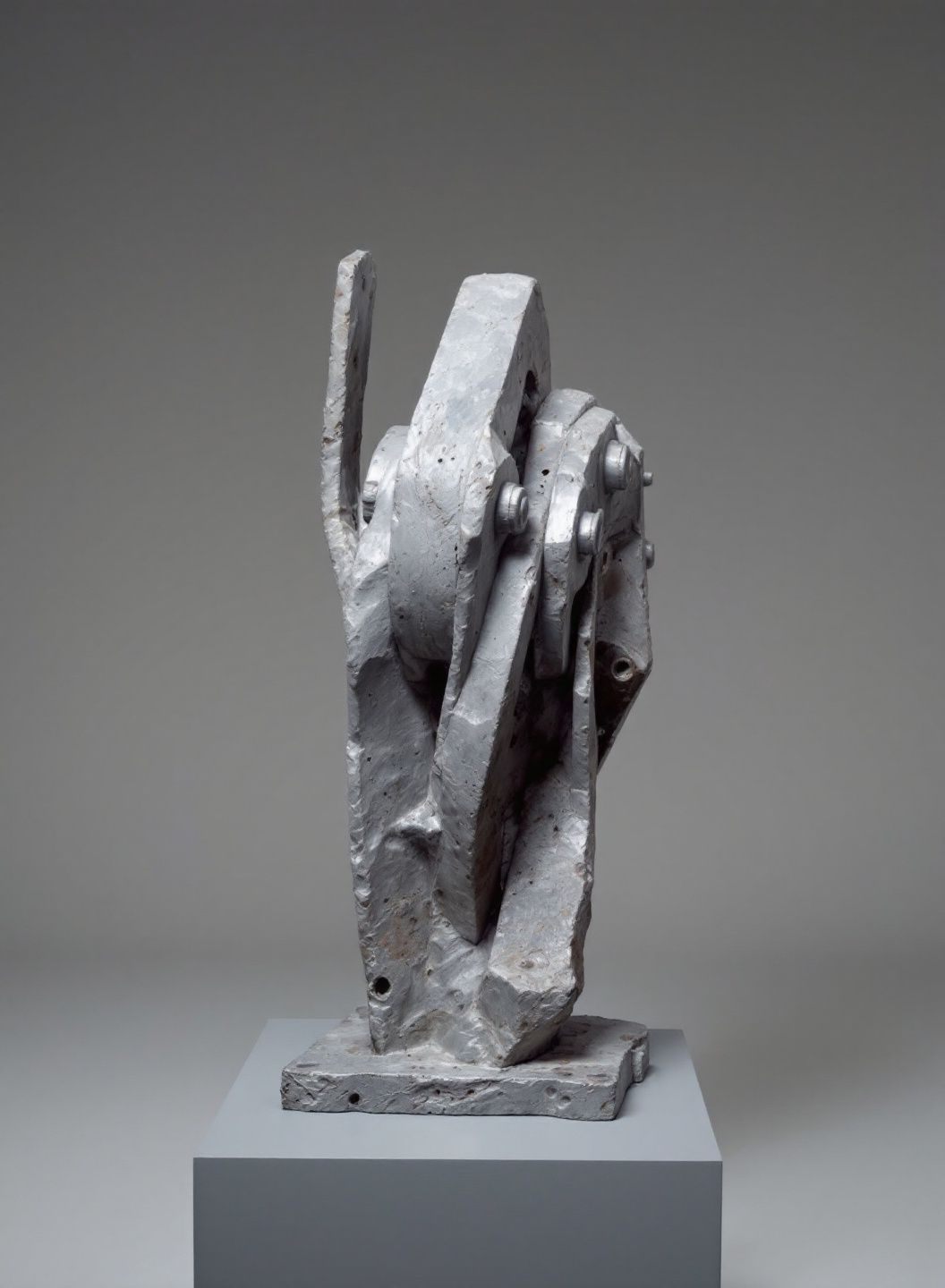 Adrien Vasco, Winch (Quai de la Pinède), 2025, cast aluminium, 165 x 210 x 155 cm