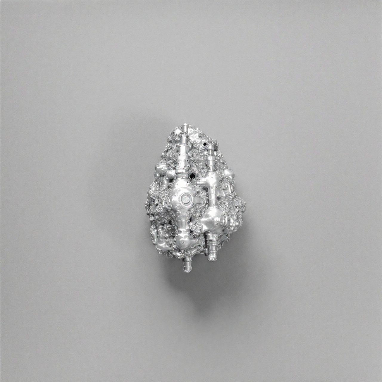 Adrien Vasco, Evening Work (xi), 2025, cast aluminium, 18 x 11 x 9 cm