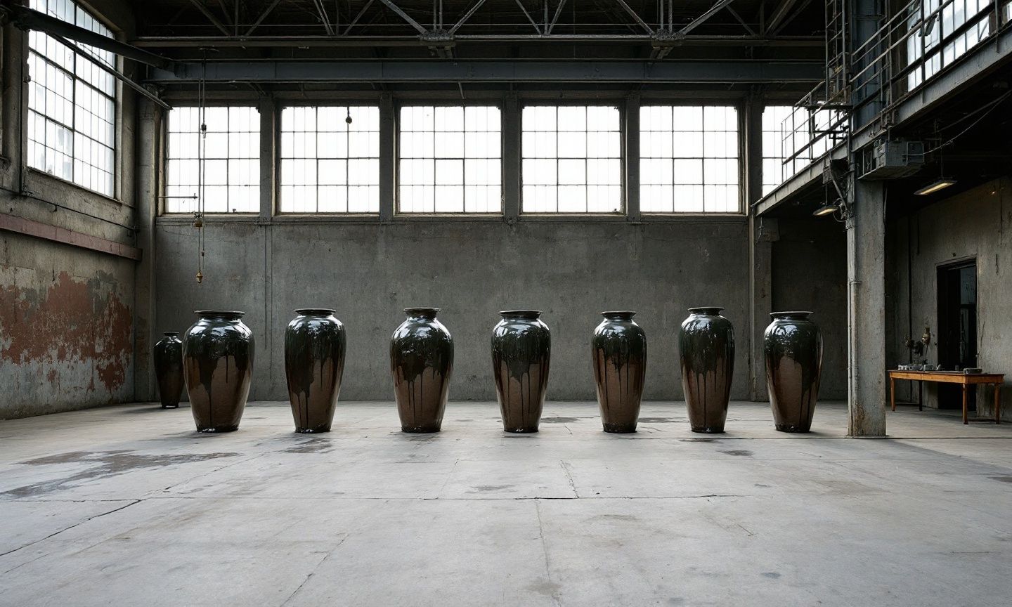Six artists, one shipyard, no theme worth the name
