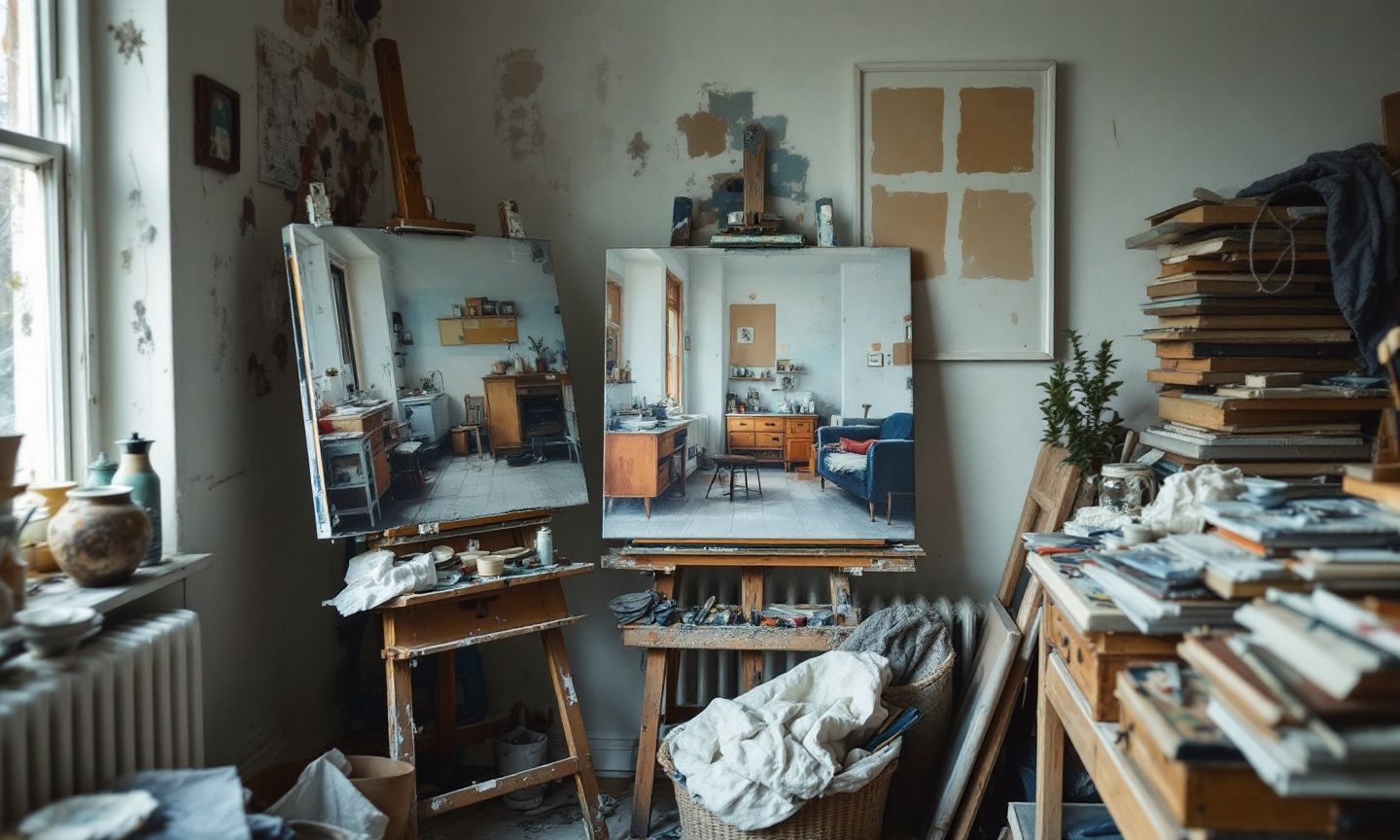 Marta Enkel, studio