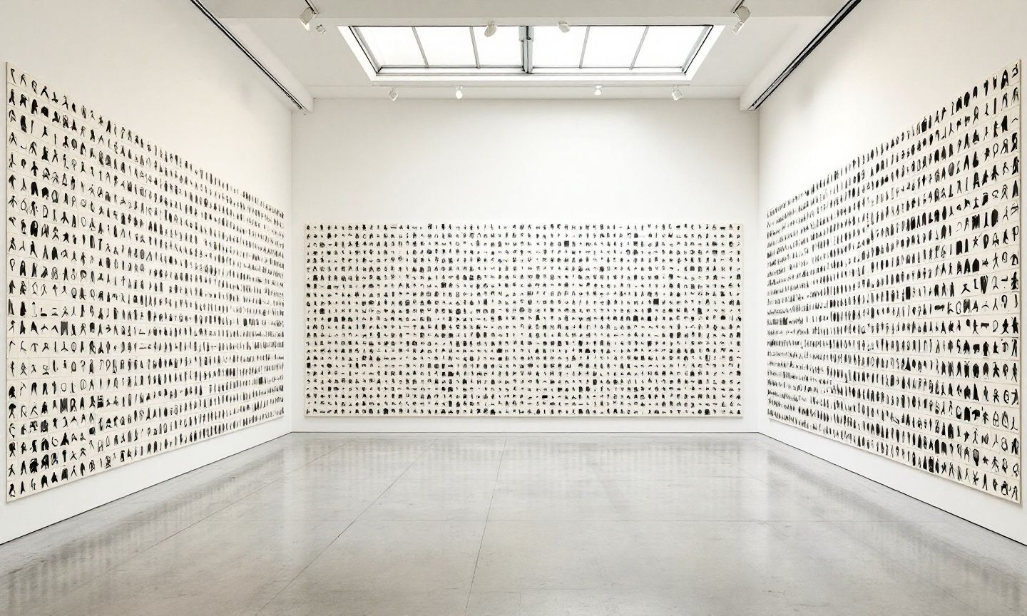 Nine Hundred Days of Rain, installation view
