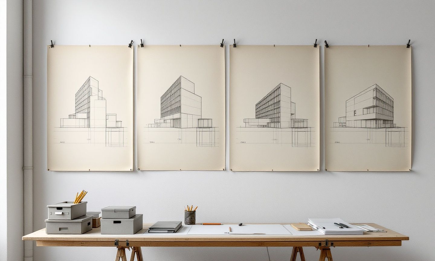 Studio view, Berlin, 2026
