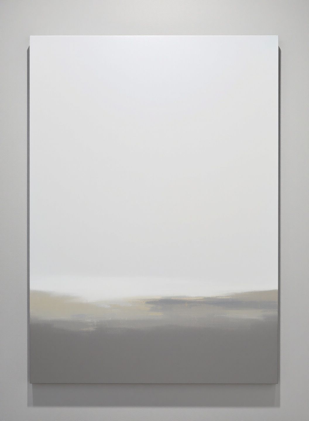 Ilse Krohn, Nine Degrees and Falling, 2025, pigment and rabbit skin ground on birch, 160 x 120 cm